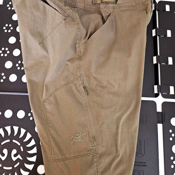 Arc'teryx Konseal Climbing Outdoor Hiking Pant Olive Green | Women's 6 | FLAWS - Picture 11 of 16